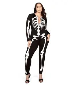 Skeleton Plus Size Bodysuit Costume Skeleton Plus Size Bodysuit Costume