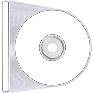 Standard Tear-Resistant CD/DVD Labels - Inkjet/Laser Printing - Permanent Adhesive White Matte - Dia. 4-5/8" on Letter Sheet - 20 Disc Labels 40 Spine Labels