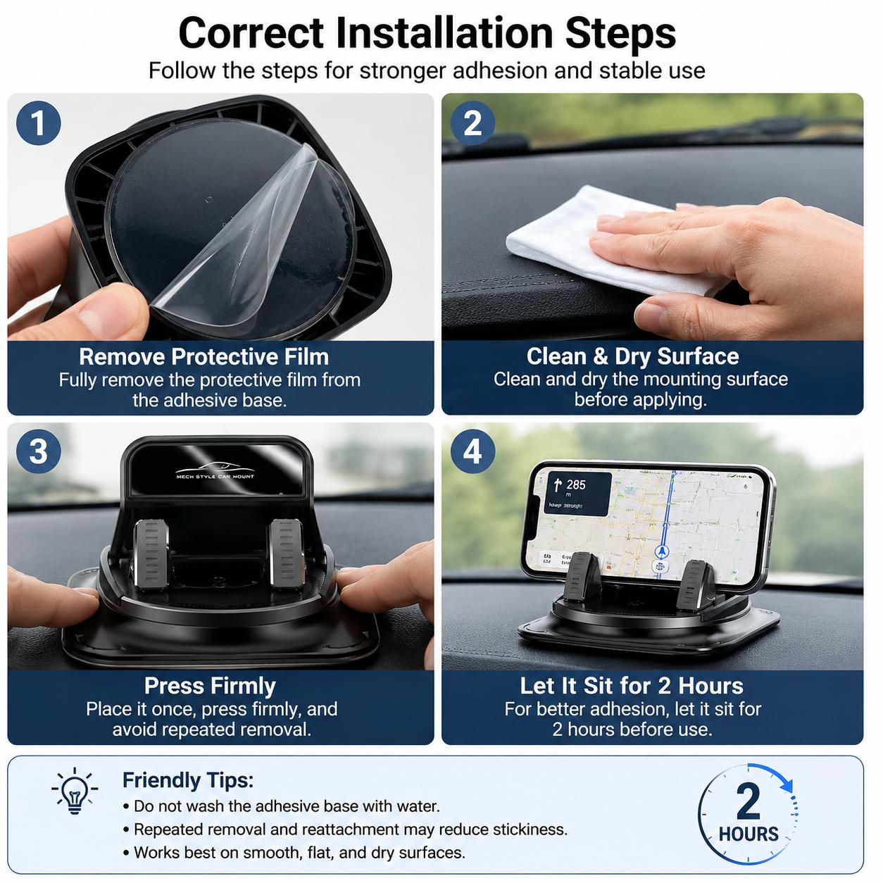 Car phone holder 360 degree rotation, suitable for car navigation in-car dashboard, horizontal and vertical screen adjustment angle, suction cup fixed non-slip mobile phone holder suitable for iPhone and Android Car Mount Smartphone Car phone holder 360 degree rotation, suitable for car navigation in-car dashboard, horizontal and vertical screen adjustment angle, suction cup fixed non-slip mobile phone holder suitable for iPhone and Android Car Mount Smartphone