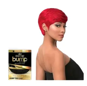 Sensationnel Empire bump weaving hairextension - trio 246 human hair short feather weave styling