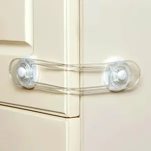 Multi functional soft belt drawer lock for, transparent anti opening refrigerator cabinet door lock,  safety lock, water dispenser lock