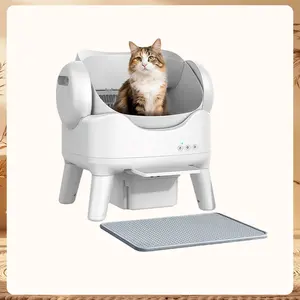 Self-Cleaning Cat Litter Box, Automatic Smart Litter Box with Triple Safety Sensors, Odor Control & Quiet Operation, Large Capacity, 8-Day Scoop-Free [ Summervibe Flash Sale ]