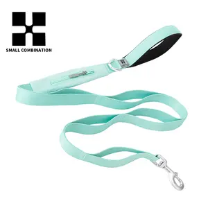 Hands Free Dog Leash with Zipper Pouch, More Handles and Padded for Walking, Jogging and Running Your Dog for All Breeds Dog Harness