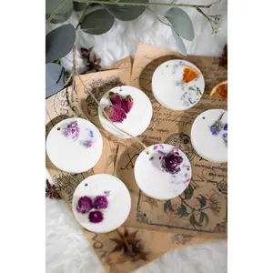 Handmade Scented Wax Sachets with Dry Flowers - Wardrobe Freshener & Gift for Women