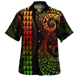 Tribal Tide Island Hawaiian Shirt