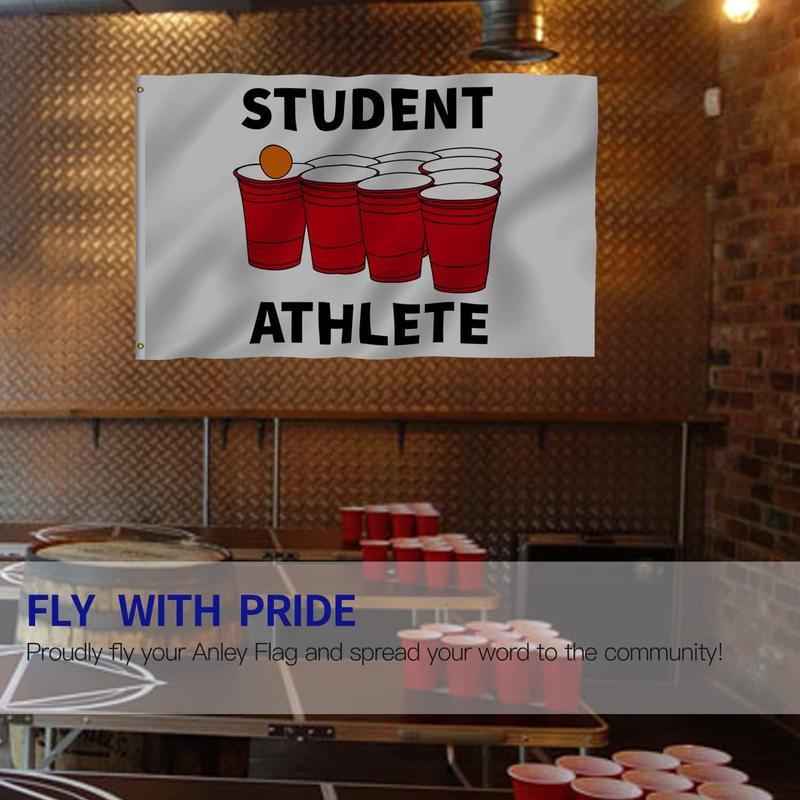 3x5 Ft Student Athlete Flag - Vivid Color and Fade Proof - Canvas Header and Double Stitched - Novelty College Funny Dorm with Brass Grommets Banners 3x5 Ft Student Athlete Flag - Vivid Color and Fade Proof - Canvas Header and Double Stitched - Novelty College Funny Dorm with Brass Grommets Banners