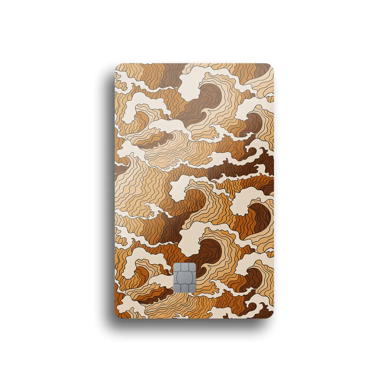 Vintage Waves Card Skin (ORANGE)