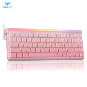 [New]Aula Hero 68 Wired Magnetic Switch Gaming Keyboard, 65% layout,RT 0.01, Extreme Response, RGB Backlit,Wired Connection, Web Driver, 8K Returns,E-Sport Gaming Accessories PC Accessories  keyboards for gaming