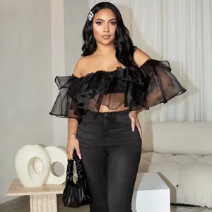 Too Sweet Mesh Crop Top