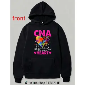Long Sleeve Summer Hoodie for CNAs – Casual Wear with Heartfelt Nursing Assistant Quote