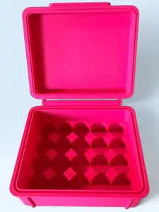 Pink Daisy Peptide Vial Storage Case (3D Printed)