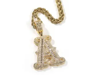 Smalls- 4.8 cm mini, single letter, baguette style pendant