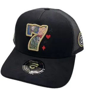 Hat Lucky 7 Trucker Black
