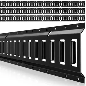 【Super Brand Day】VEVOR E-Track Tie-Down Rails, 4 Pack, 7.7 ft E Track Rails Secures Cargo & Heavy Loads Up to 2,000 lbs, Trailer Tie-Down System Suitable for Garages, Vans, Motorcycle Tie Downs, ATV Mountings,DEALS FOR YOU