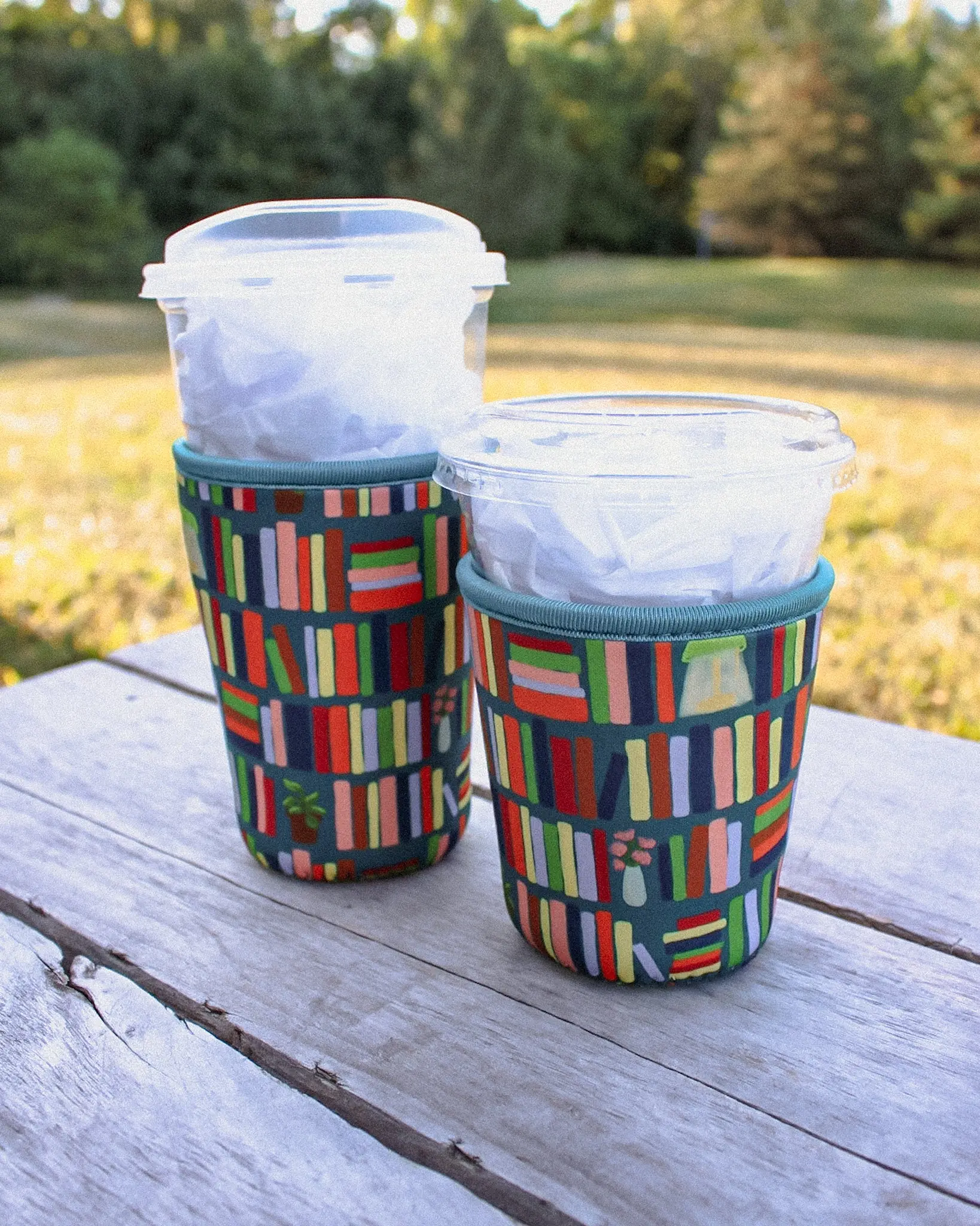 Bookshelf Drink Sleeve Bookshelf Drink Sleeve