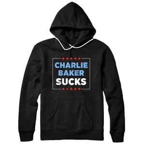 Personalized Charlie Baker Sucks Pullover Hoodie
