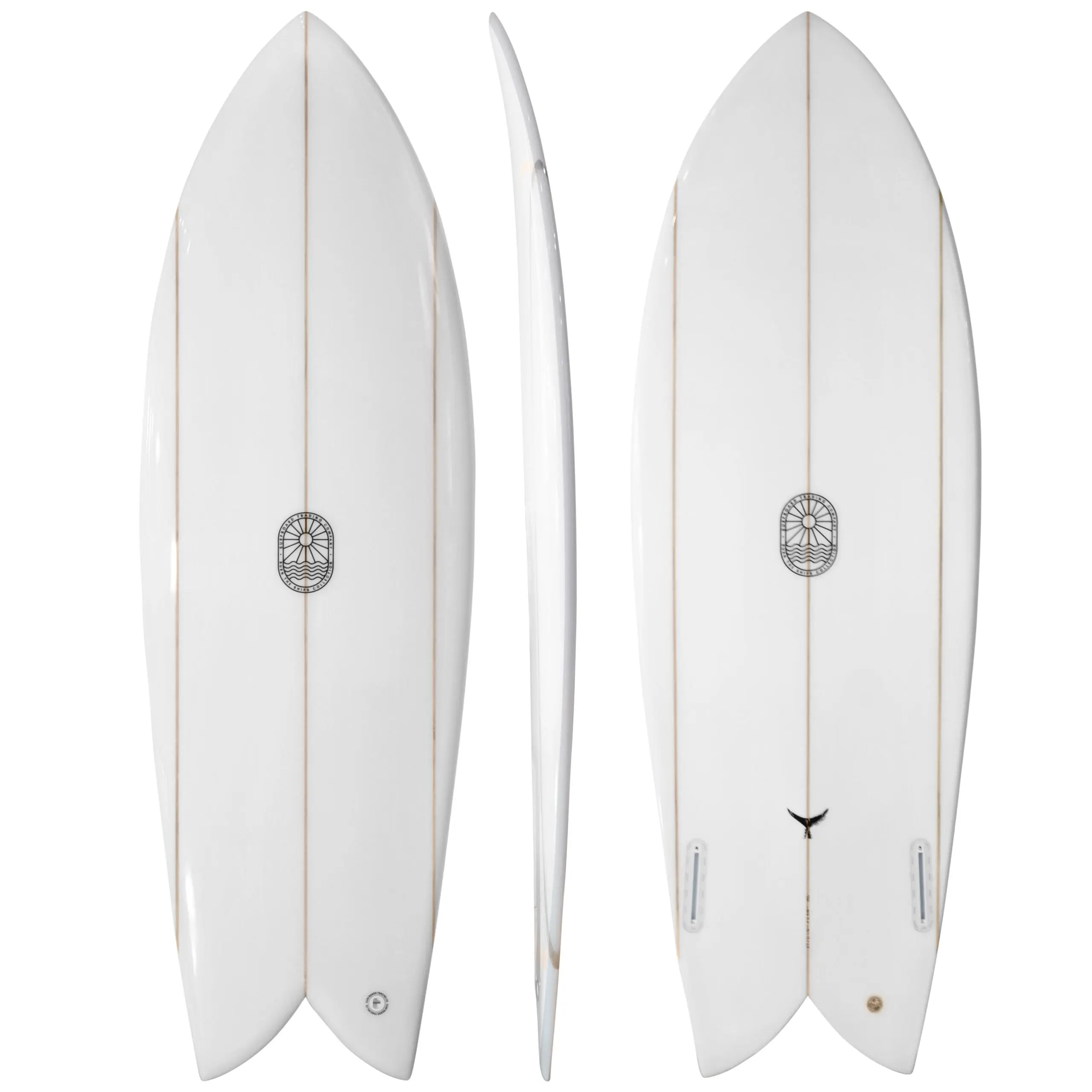 The Finlet Twin Fin Fish Surfboard – Triple Stringer EPS