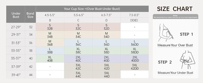 OEAK 2PCS Women Wireless V Neck Crossover Mesh Jelly Bras Comfortable Bralette Supportive Tshirt Bra No Underwire Seamless Push Up Everyday Bras