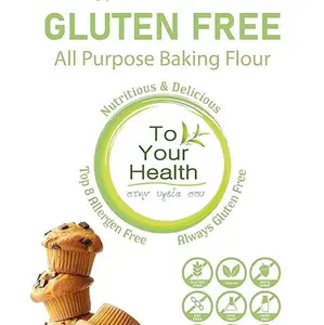 To Your Health Bakery Gluten Free All Purpose Flour: Vegan, Allergen Free, Non GMO, Organic Baking Mix Certified Gluten Free Easy