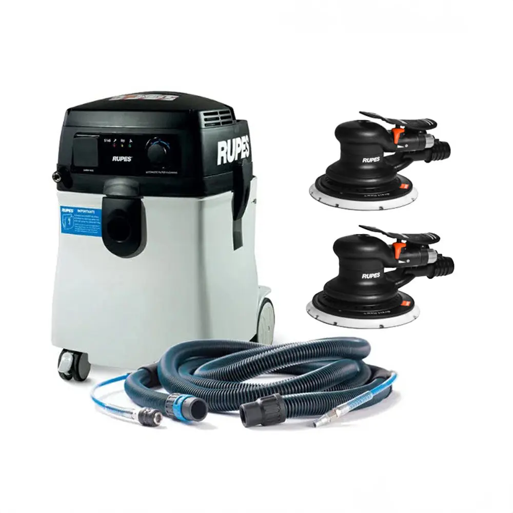S245 Portable Vacuum Long Hose Kit with (2) RH356A Skorpio Sander