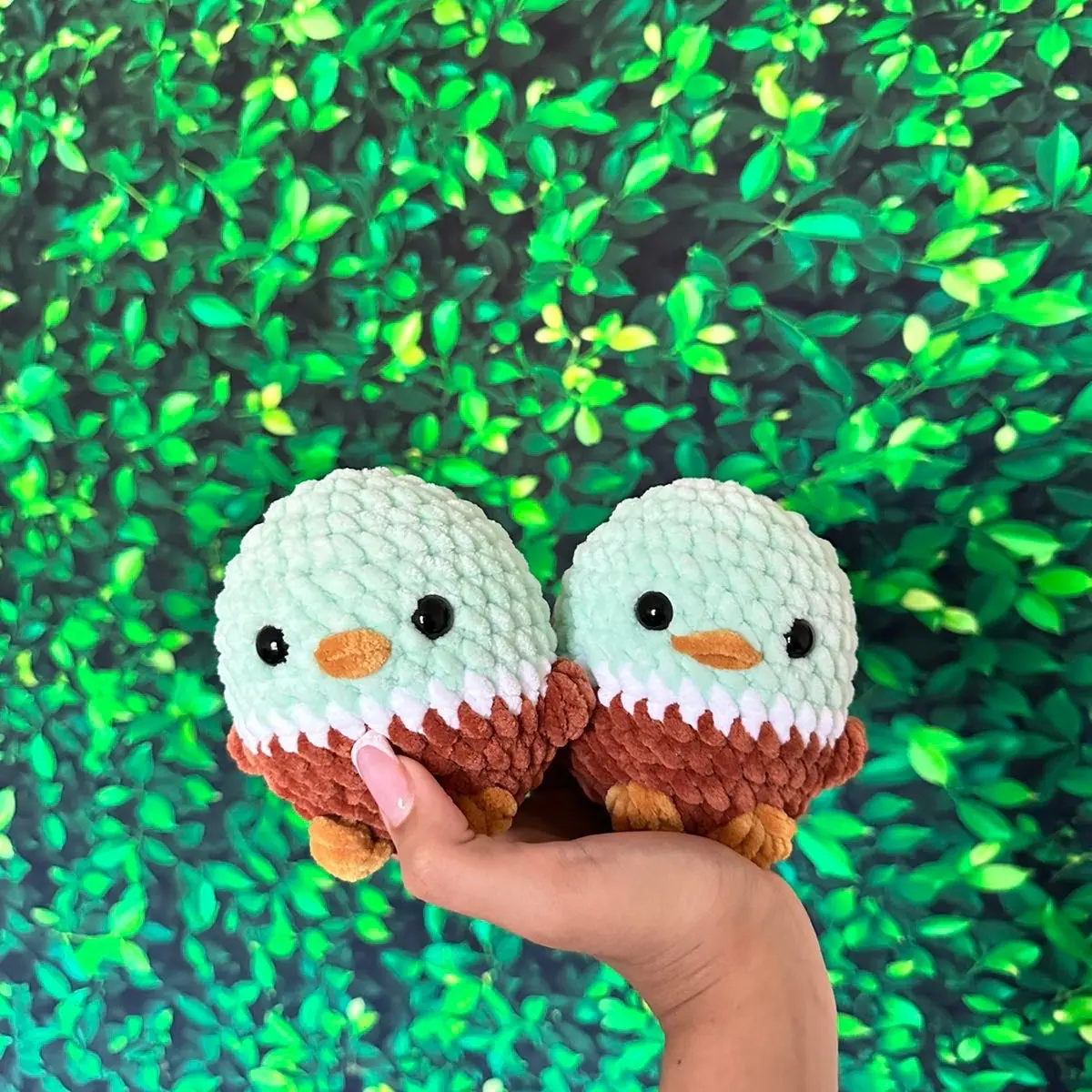 crochet mallard duck