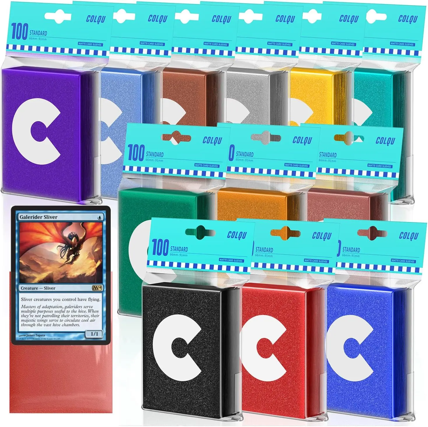 1200CT Matte Card Sleeves, TCG Card Sleeves, Magic The Gathering Card Sleeves, Trading Card Sleeves, Mtg Sleeves