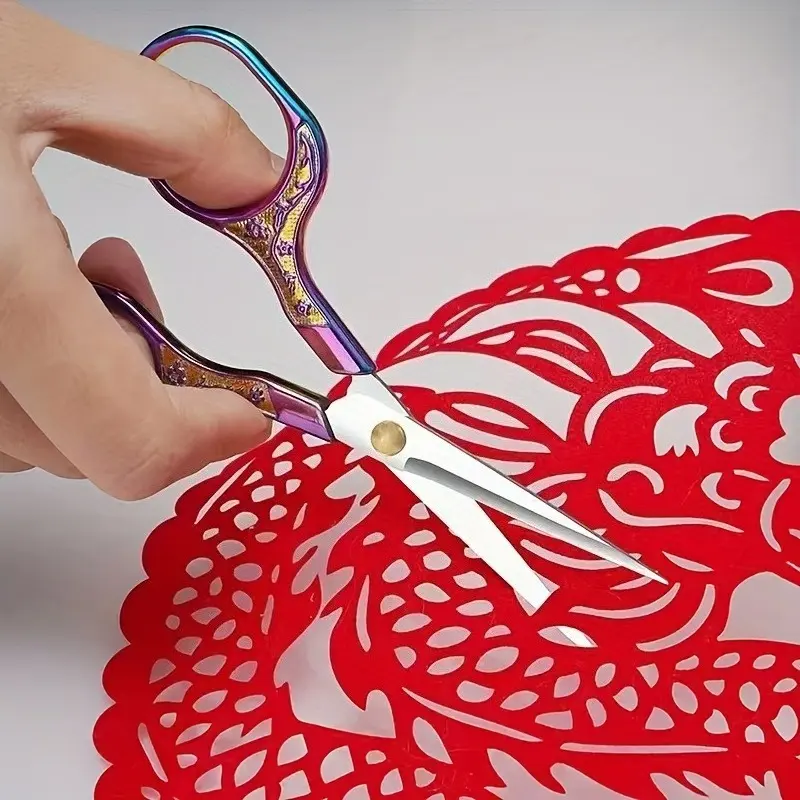 Stainless Steel Embroidery Scissors Set, Vintage Design Textile Cutting Tools, Sewing Art Supplies, DIY Craft Accessories, Sewing Supplies Crafts, Sewing Accessories And Supplies, Crafting Sewing Tools