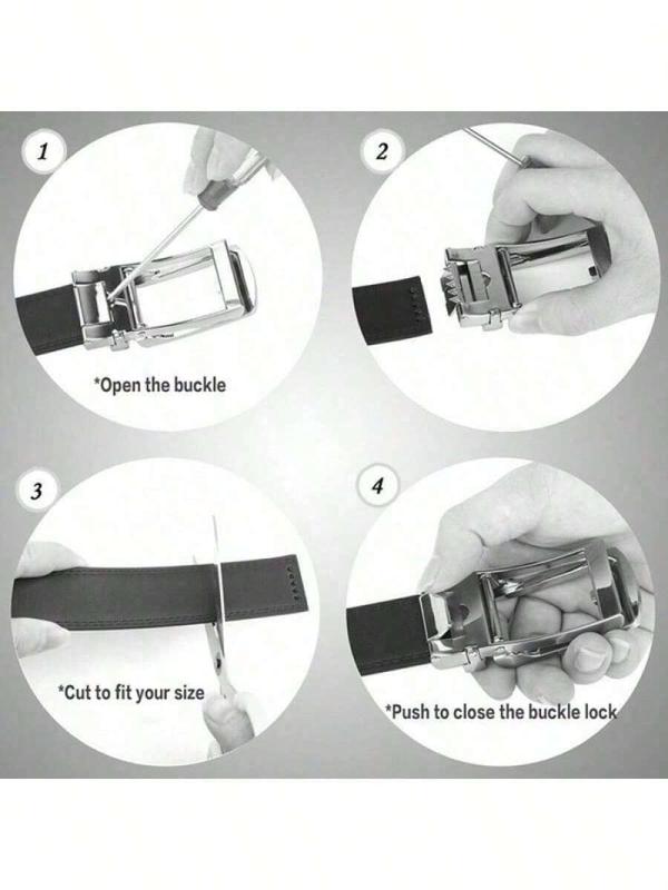 Stylish Metal Buckle Belt For Women Men Belt - Alloy Leopard Head Buckle Fashion Daily Decoration Jeans Belt With Automatic Buckle - Perfect Accessory For Business And Casual Accasions