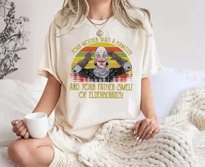 [100% Cotton][Graphic Tee]Your Mother Was A Hamster Vintage Retro Unisex T-Shirt, M0nty Pyth0n Movie Tee