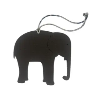 Pre-owned HERMÈS Leather Bag Accessories Hermes Petite H Elephant Charm H26021625