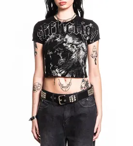Affliction Women's T-shirt Ghost Fever Baby Tee