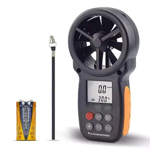 BT-100 Handheld Anemometer, Digital Wind Speed CFM Meter Gauge Air Flow Velocity Tester for HVAC  Drone, Wind Chill, 14-113 Wind Temperature