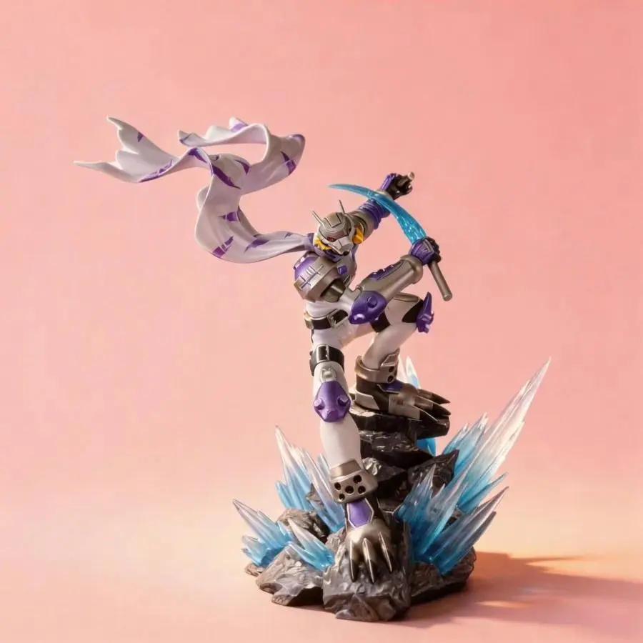 Anime Digimon Growmon & Gaogamon Figure 23cm GK Statue Collectible Model Toy Desktop Ornament for Fans Home...