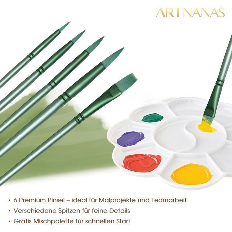 DIY Malen nach Zahlen Set-"Lesegorilla"