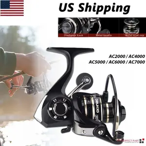 SJPACK 12BB Metal Spinning Fishing Reel 5.2:1 for Freshwater and Saltwater - Left and Right Hand Reel