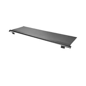 VEVOR Camper Awning Fabric Replacement, 1" to 12', Weatherproof Durable Slide Topper Awning with Bracket, Heavy Duty Slide Topper Awning with Stainless Steel Material, Fit for RV & Motorhome(Black)