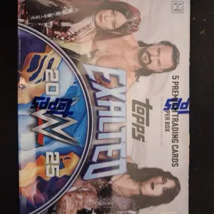 Topps Exalted 2025 Wrestling Trading Cards - 5 Premium Cards Per Box - Officially Licensed Collectible Sports Memorabilia