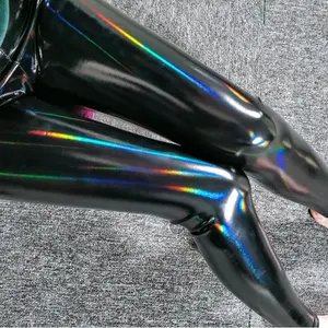 Fantasy Color Mirror Leather Pants For Women In Spring 2025 Hot Girl Pencil Stretch Tight Pu Leggings