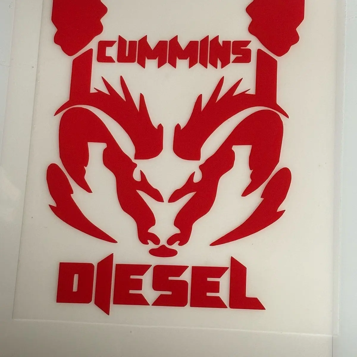 Cummins diesel decal Cummins diesel decal