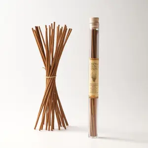 Lhasa Remedy Chomolung Snow Tibetan Incense | 600-Year Ancient Recipe | Snow Lotus & Spikenard for Energy Cleansing & Air Purification | 12 Thick Bamboo-Free Sticks