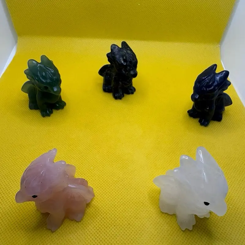 Green aventurine Dragon crystals