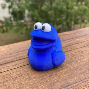 Cookie Duck Miniature Figurine For Jeeps Dashboards