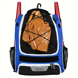 Baseball Bag - Bat Backpack for Baseball, T-Ball & Softball Equipment & Gear, Bat & Glove Holder, Large Main Compartment for Helmet & accessories,