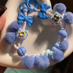 Blue phone chain