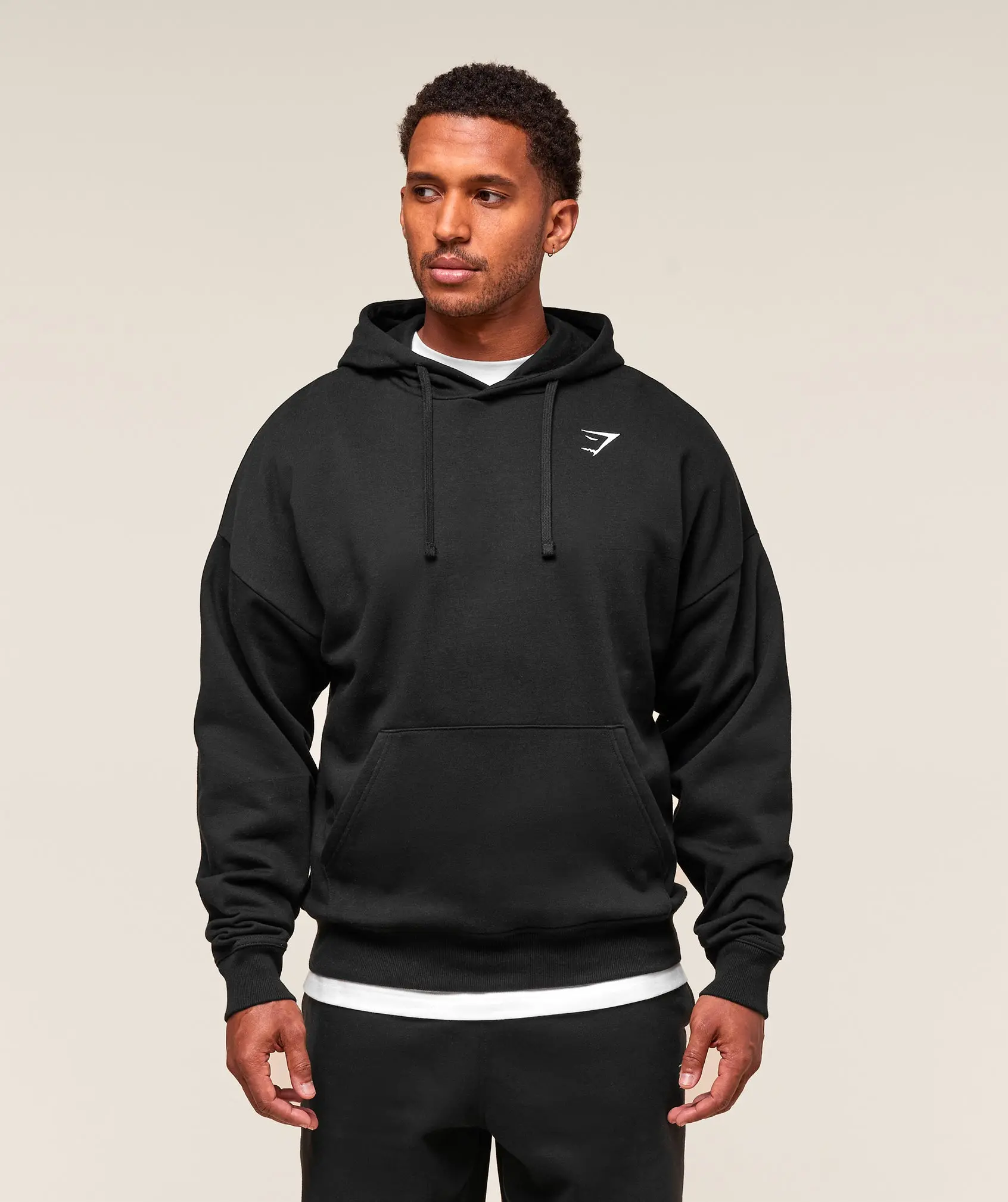 Gymshark Crest Oversized Hoodie – Black Gym Hoodie, Relaxed Fit Training & Everyday Wear Gymshark Crest Oversized Hoodie – Black Gym Hoodie, Relaxed Fit Training & Everyday Wear