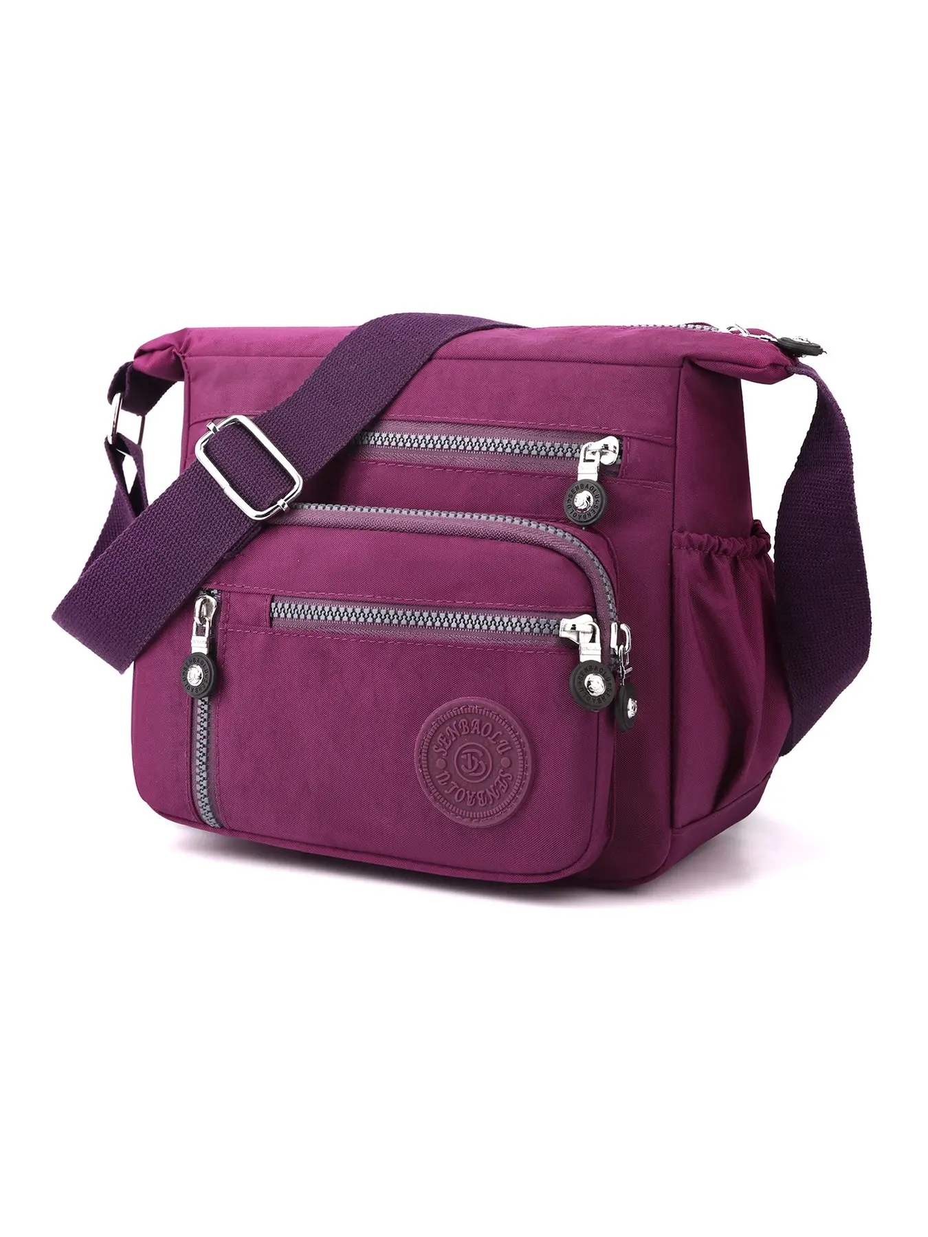 Women Casual Nylon Crossbody Bag with Multiple Pockets Waterproof Durable Large Capacity for Daily Commute Shopping Fashionable Crossbody Bag Trendy Commuter Bag Versatile Shoulder Bag Casual Commuter Bag Crossbody Shoulder Bags