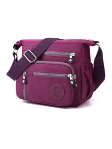 Women Casual Nylon Crossbody Bag with Multiple Pockets Waterproof Durable Large Capacity for Daily Commute Shopping Fashionable Crossbody Bag Trendy Commuter Bag Versatile Shoulder Bag Casual Commuter Bag Crossbody Shoulder Bags