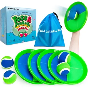 Upgraded Toss and Catch Ball Game Set, Beach Pool Outdoor Games for Kids, Family Lawn Yard Outside Games for Boys Girls Aged 3 to 12 Years Old