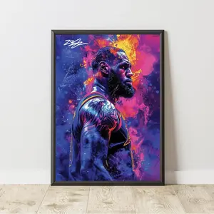 LeBr0n James Wall Art Poster , Product without frame