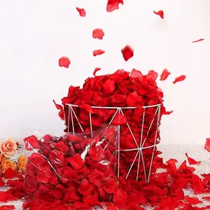 Artificial Rose Petal, 1000 pcs Creative DIY Spring Decorative Fake Flowers, Romantic Ambiance Decoration Supplies for Festivals, Weddings, Birthday Parties and Banquets, Ornaments